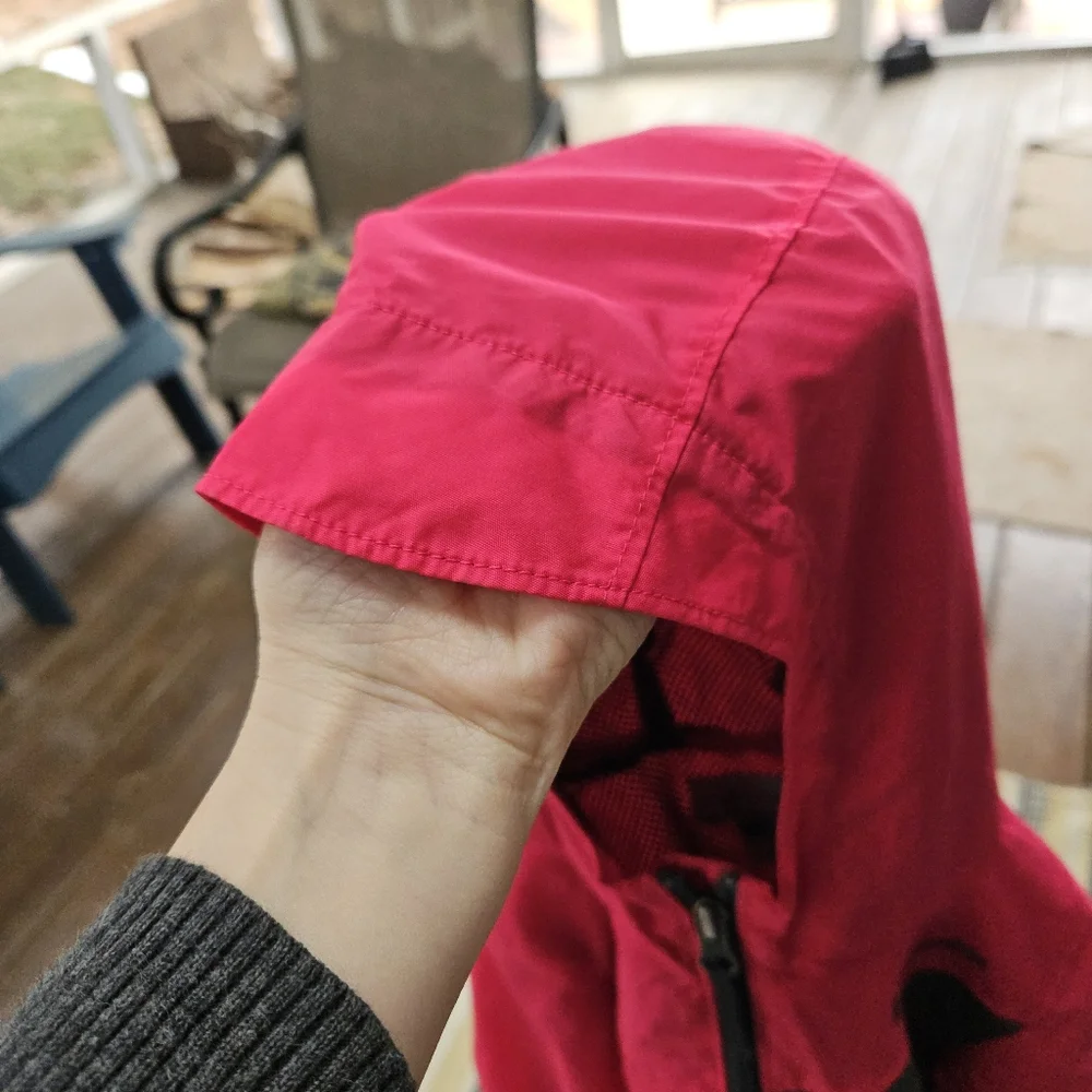 Colombia Pink Windbreaker Rain Jacket - Picture 3 of 6